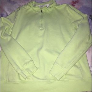 Light green IZOD half zip jacket